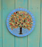 Autumn Jewel Tree Hanging Garden Wall Plaque Decoration