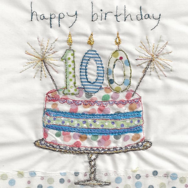 100th birthday card