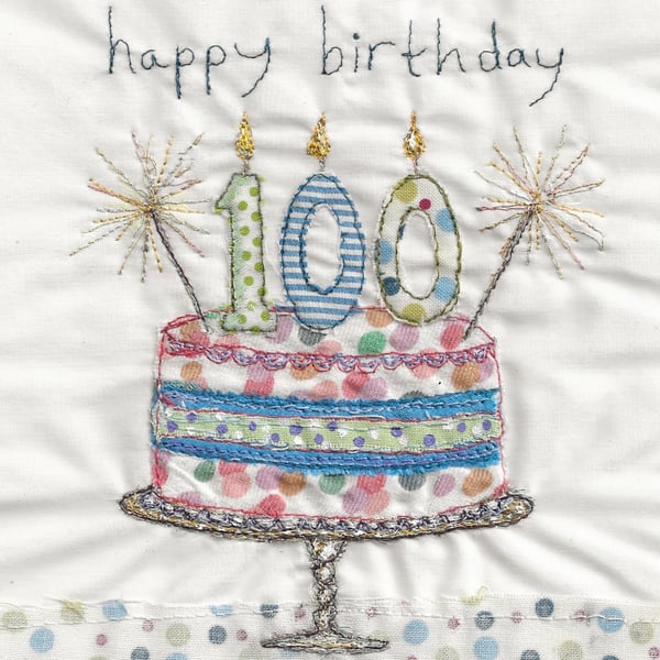 100th birthday card