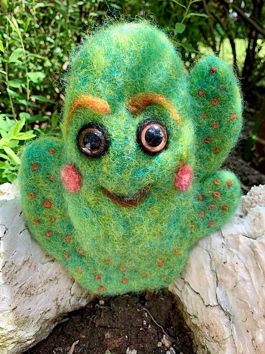 Needle Felted Cactus, Wool cacti, Felt succulent, felt cactus, cactus lover gift