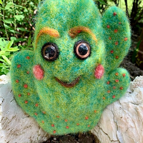 Needle Felted Cactus, Wool cacti, Felt succulent, felt cactus, cactus lover gift