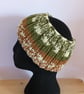 Knitted 'Nordic' Cowl & Headband - Image 6