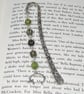 Bookmark with green glass beads and hedgehog charm - Image 3