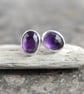Amethyst stud earrings - Image 1