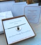 Highland Garnet Personalised Handmade Scottish Large Domed Disc Necklace