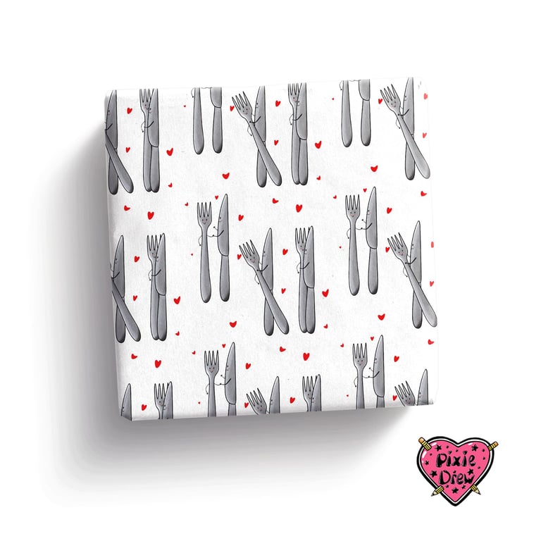 11th Anniversary wrapping paper for your steel anniversary year