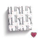 11th Anniversary wrapping paper for your steel anniversary year
