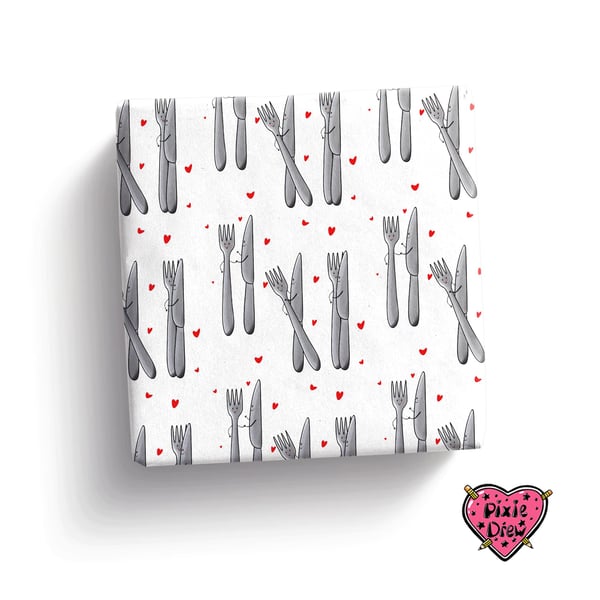 11th Anniversary wrapping paper for your steel anniversary year