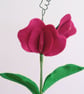 Sweet Pea Felt Flower Stem - Image 3