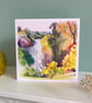 Landscape Art Greeting Card - river and trees in Richmond upon Thames - Image 1