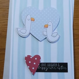 Love, Laughter & Happy Ever After Card - Valentine's, Engagement