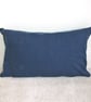 Tempur Travel Pillow Cover 16x10 SMALL Brushed Cotton Blue 16" x 10" Flannelette