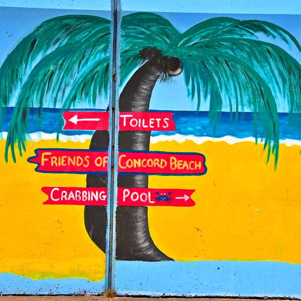 Colourful Mural Concord Beach Canvey Island Photograph Print