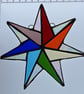 Stained glass 7-point rainbow star - Image 7