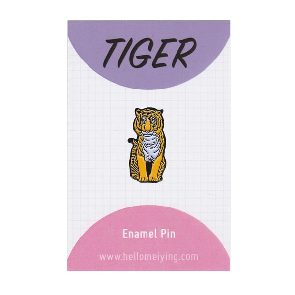 Tiger Enamel Pin