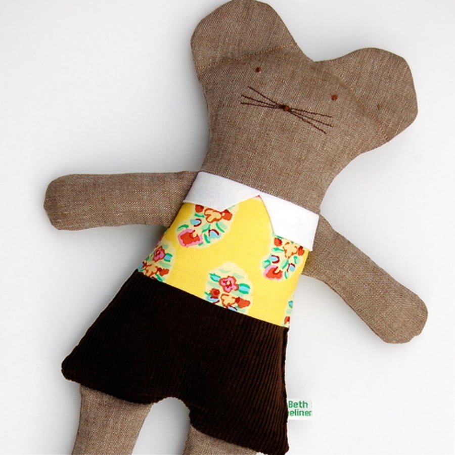 Yellow Asha Linen Mouse