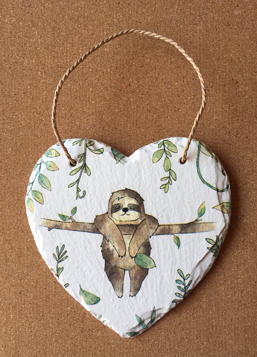 Sleepy sloth heart