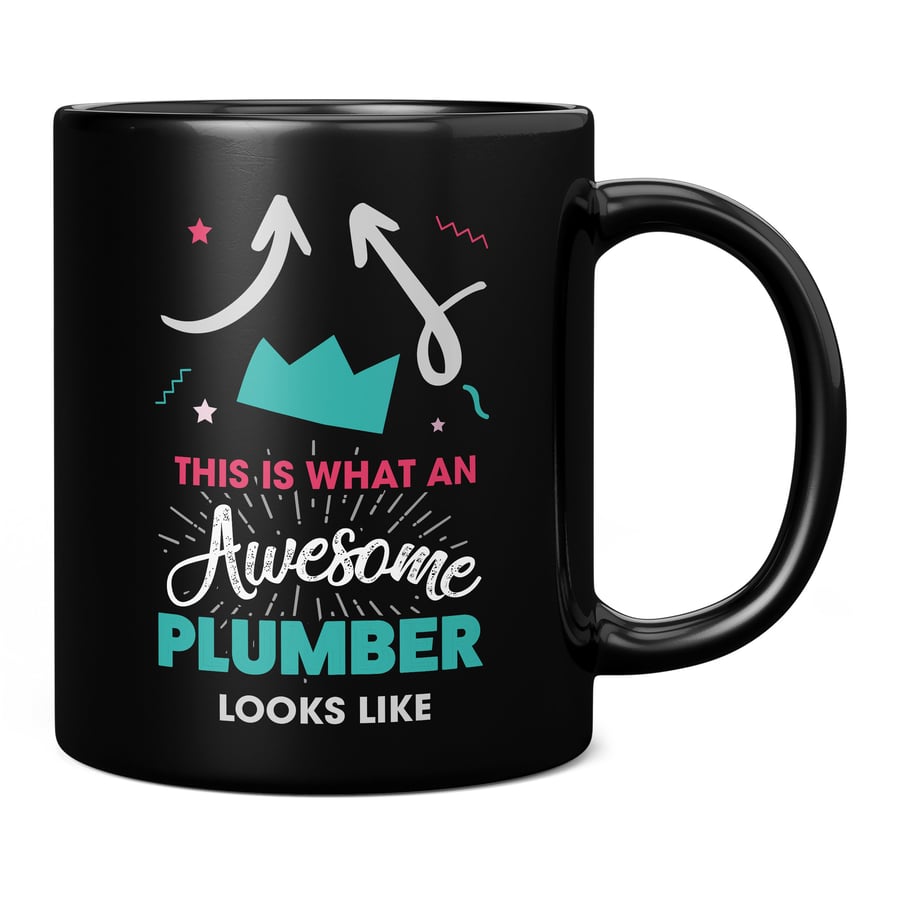 This Is What An Awesome Plumber Looks Like 11oz Coffee Mug Cup - Perfect Birthda