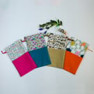 Sock fabric gift bag and paper wrapper, perfect for hand knit socks
