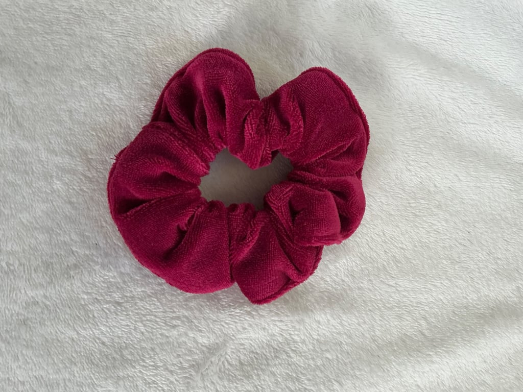 Red Velvet Scrunchie Hair Accessory