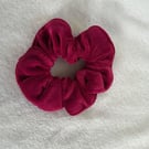 Red Velvet Scrunchie Hair Accessory