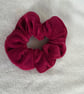 Red Velvet Scrunchie Hair Accessory