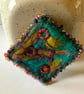 Merino Wool Felted Brooch - Image 1