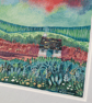 Aurora Cottage - Mixed media. Colourful. Unique. Floral. Mounted  - Image 4