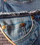 Handmade Denim Pocket Wall Hanging - Large - Image 7