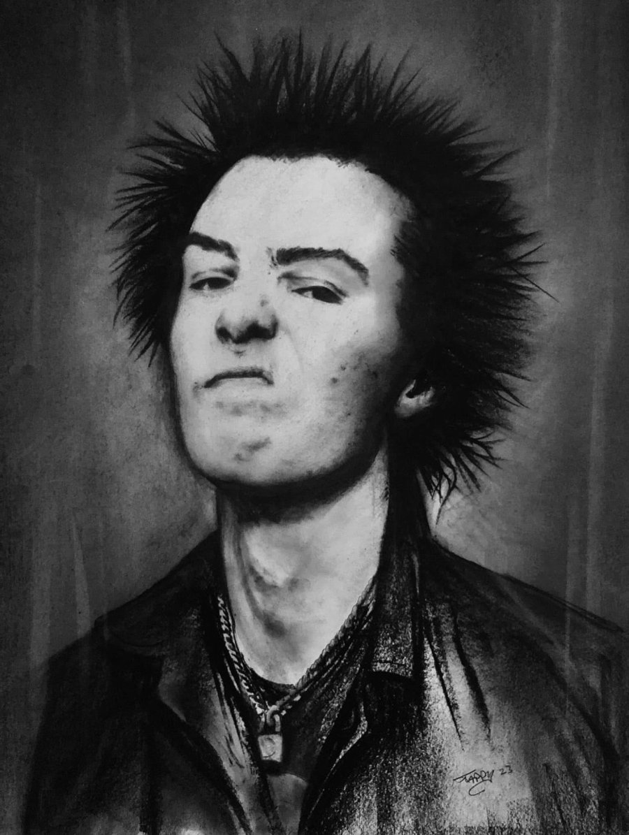 Sid portrait art print