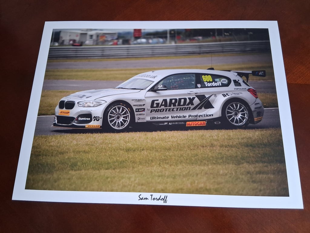 Photograph of Sam Tordoff Motor Racing - 16x12