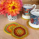 Crochet Coasters Set of 4