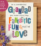 Plantable Wildflower Grandad Card, Eco Friendly Father's Day Gift for Grandad