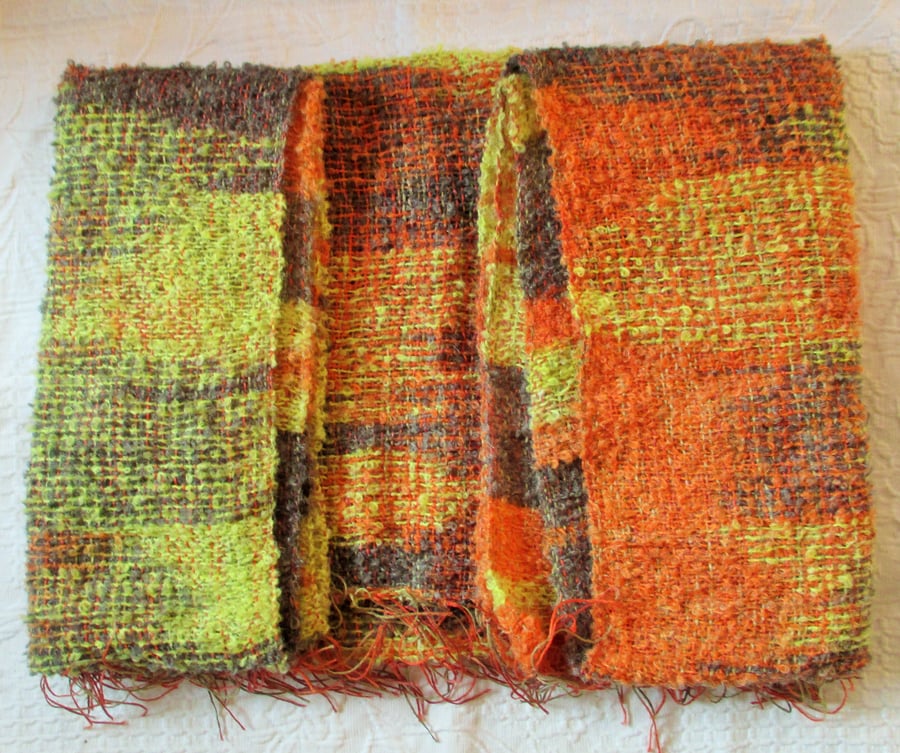 Hand Woven Lap Rug, Knee Rug,Travel Blanket, Small Throw