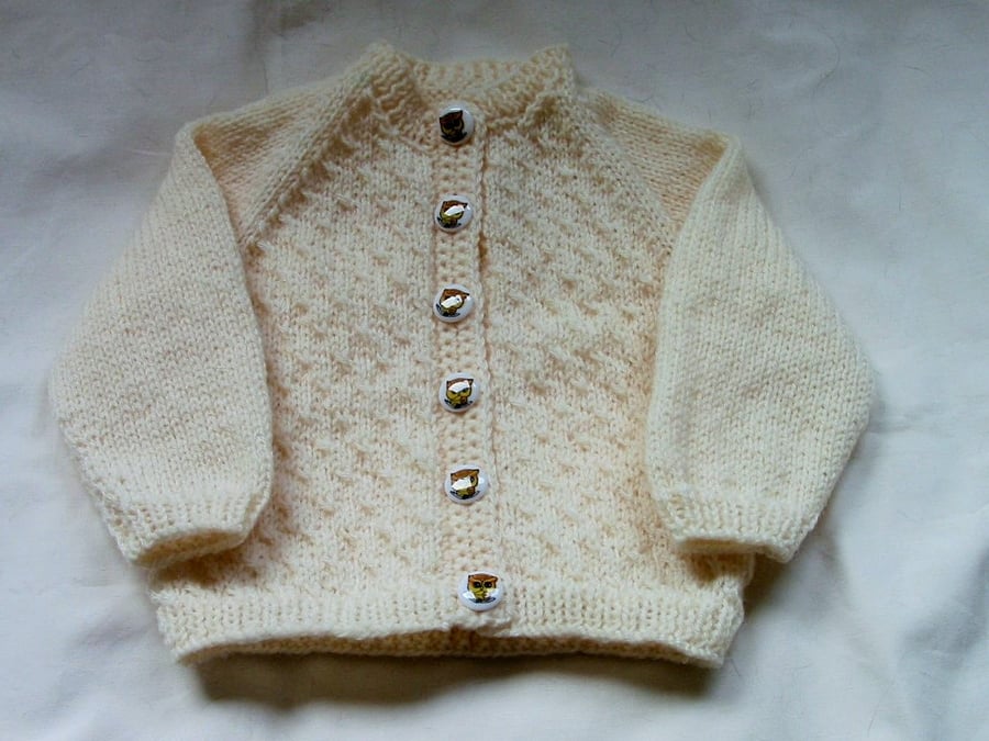 Ripple baby cardigan Pattern