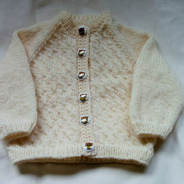Ripple baby cardigan Pattern