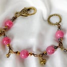 Pink Persian Agate Bracelet
