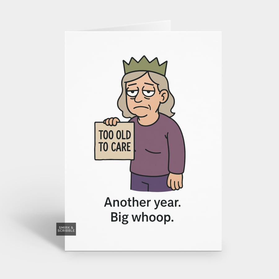 Funny Birthday Card For Him Or Her - Big Whoop