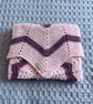Pink Cotton Star Shape Crocheted Baby Blanket, baby girl Gift, Baby Shower Gift - Image 5