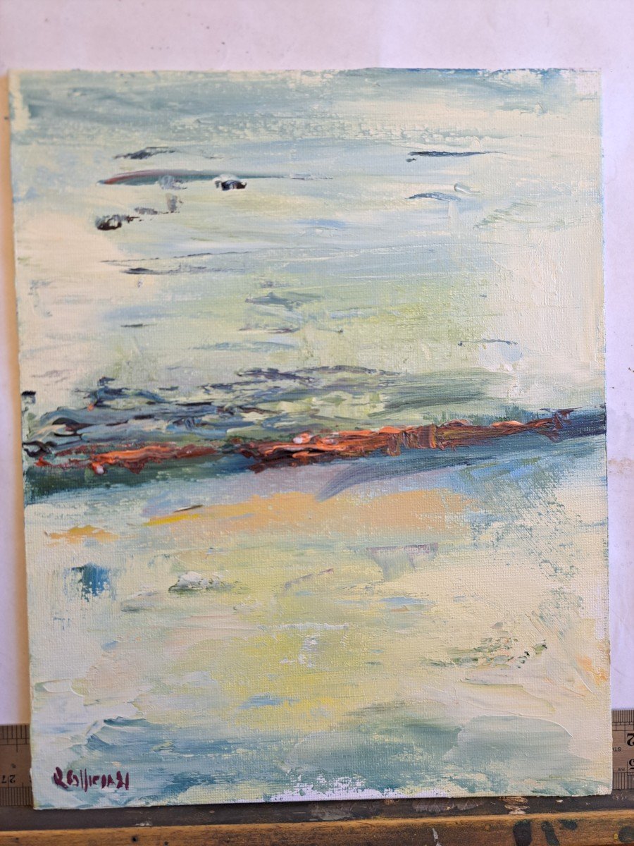 Distant Flame (Original Landscape Painting)