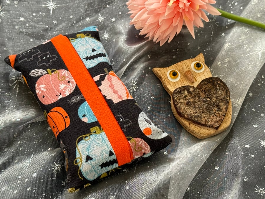 Fabric Pocket Tissue Holder - Travel Tissue Case - Reusable Tissue Pouch for Bag