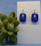 Small Rectangle Drop Earrings - Image 3