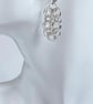 Silver Helm Chainmaille Earrings - Image 3