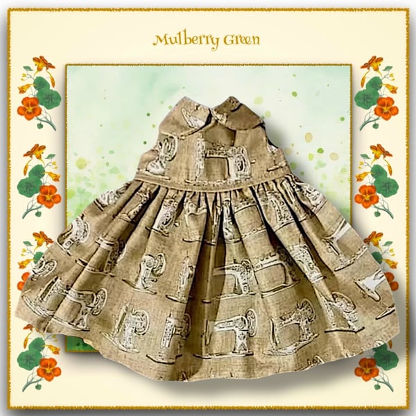 Antique Sewing Machine Heirloom Dress 