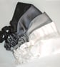 Headband Black Satin Hairband Elasticated - Image 8