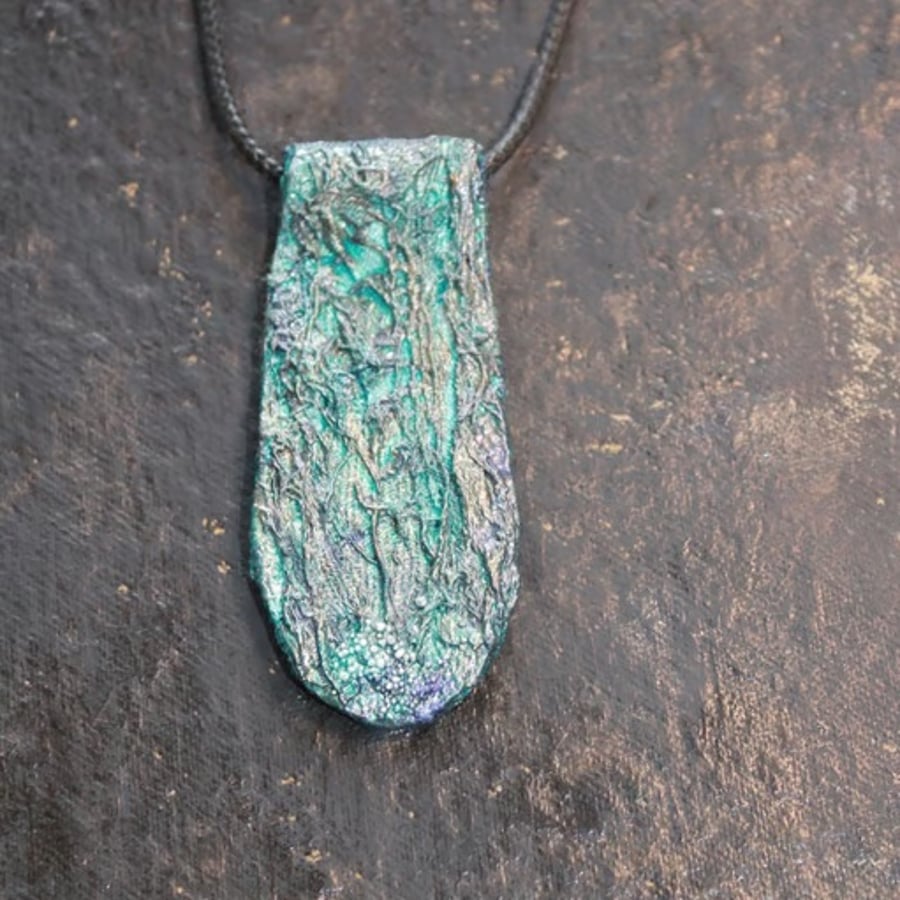 Image of Handcrafted wearable art, boho chic Pendant