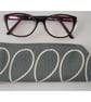 Glasses Sleeve Stars Spectacles Case No Fastening Grey Linear Stem Leaf - Image 4