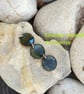 Three disk black enamel pendant  - Image 5