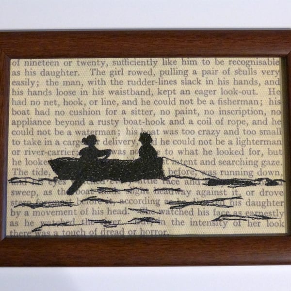 Classic Literature - Charles Dickens Our Mutual Friend Framed Embroidery