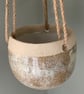 Handmade ceramic indoor hanging plant pot - Image 3